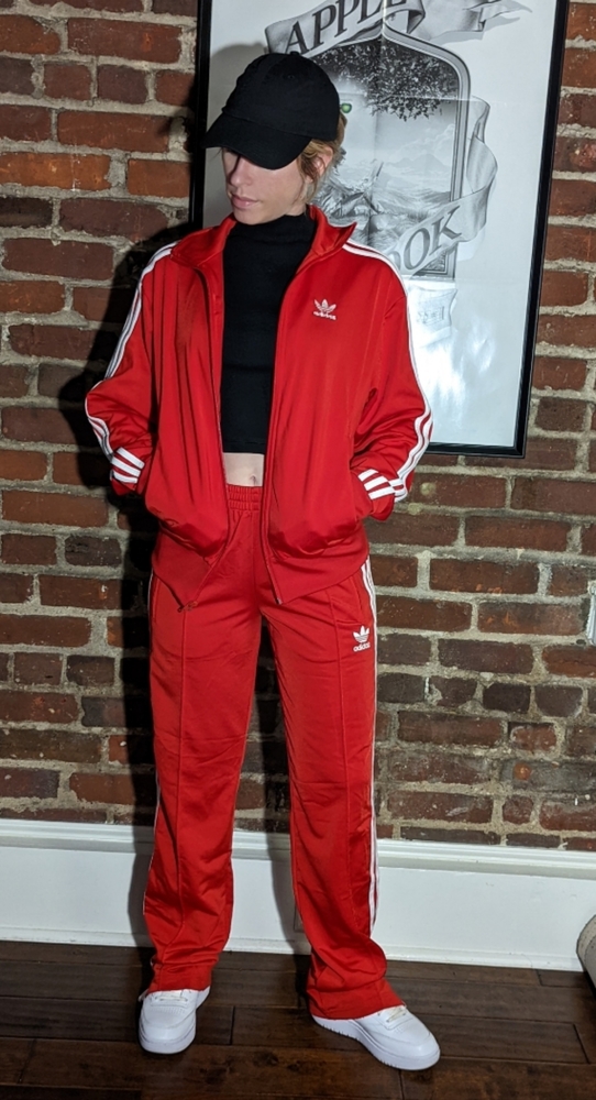 Adidas Vintage Track Jacket Red XS
